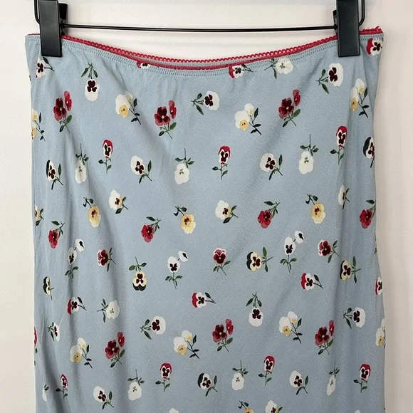 Gap x Doen Floral Midi Slip Skirt - Picture 4 of 10